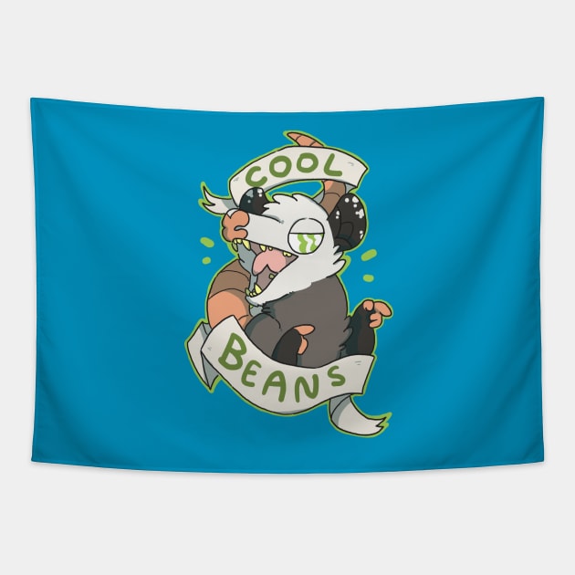 Cool Beans Tapestry by goccart