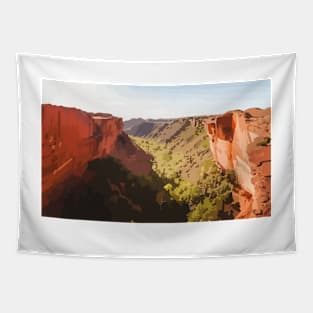 Kings Canyon Vector Painting Tapestry