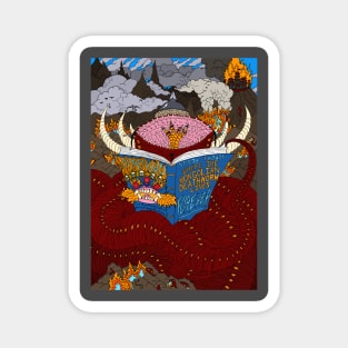 Mongolian Death Wyrm Magnet