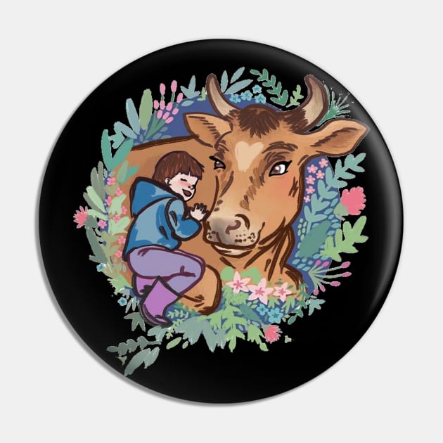 I love cows Pin by Art by Ergate