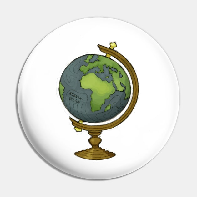 Globe Pin by pantera