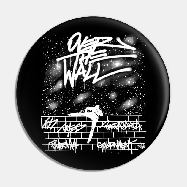 Over The Wall Pin by MadLanguage