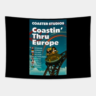 Coastin' Thru Europe Tapestry