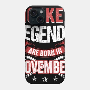 Hockey Legends Are Born In November Phone Case