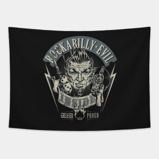 Rockabilly Evil Inside Tapestry