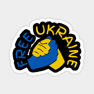 Free Ukraine Magnet