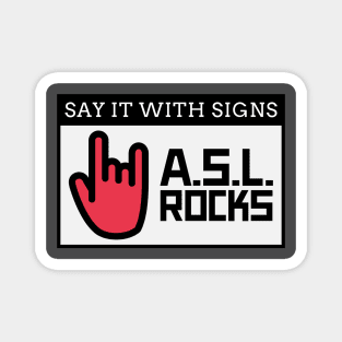 american sign language Magnet