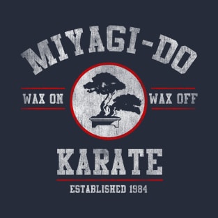 Miyagi Do Karate Kid Wax On Wax Off T-Shirt