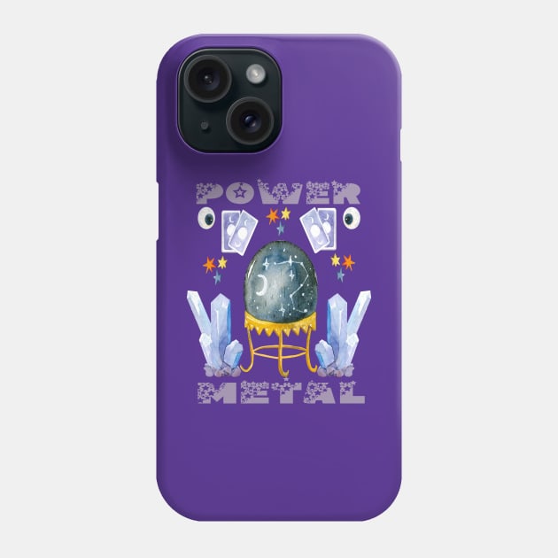 Power Metal Magic Phone Case by BEAUTIFUL WORDSMITH