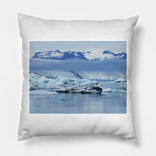 Glacier Lagoon Iceland Pillow