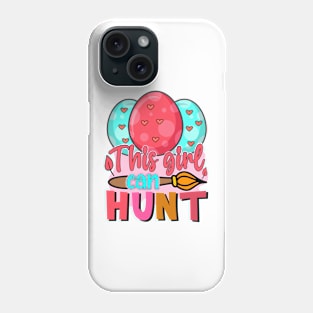 This Girl Can Hunt Happy Easter Day Phone Case