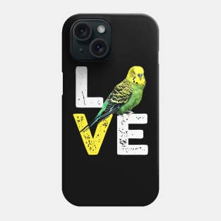 Yellow Budgie Love funny Phone Case