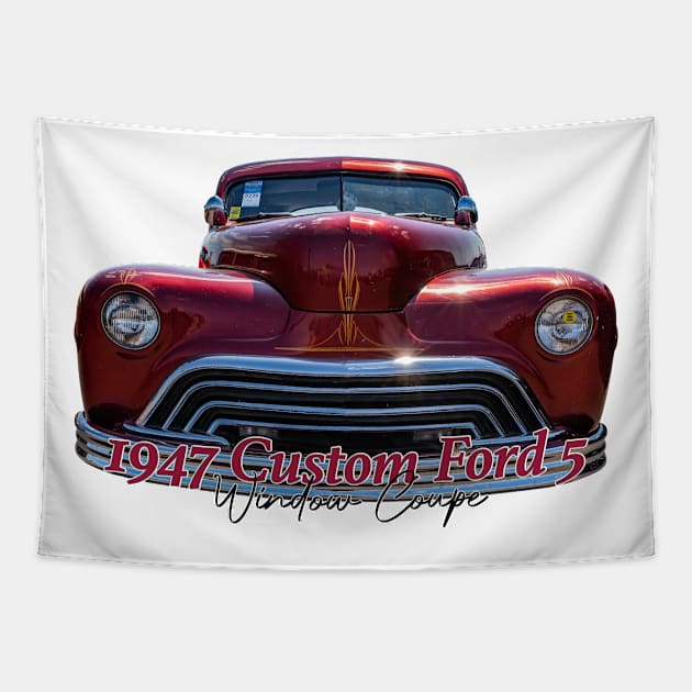 Custom 1947 Ford 5 Window Coupe Tapestry by Gestalt Imagery