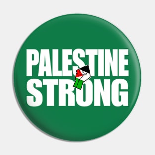 Palestine Strong - Palestine Flag Fist - Back Pin