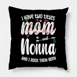 mom and nonna and i Pillow