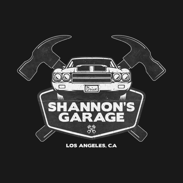 Shannon's Garage from the movie Drive by SmallDogTees
