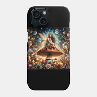 Fairy and Amanita Mushroom Phone Case