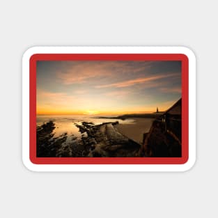 Cullercoats Bay Sunrise Magnet