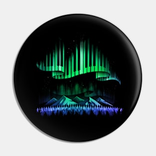 Aurora Borealis Song Pin