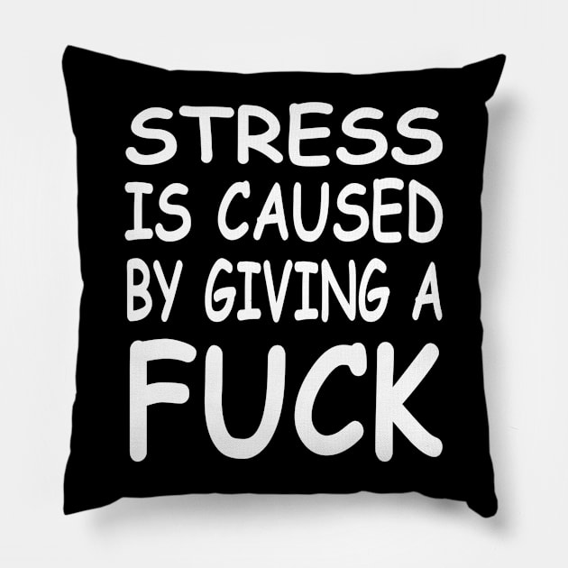 Stress W/B Pillow by SiSuSiSu