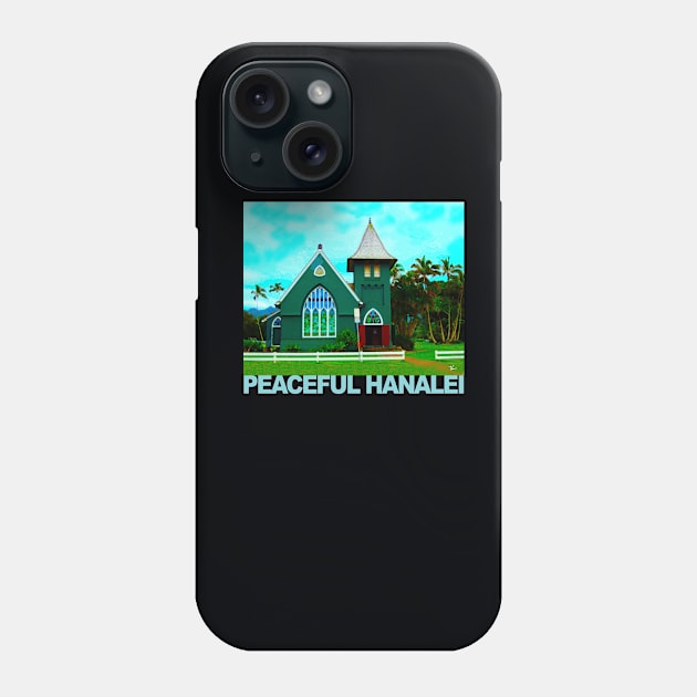 Peaceful Hanalei Phone Case by Verl