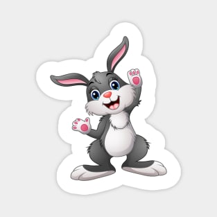 Cute Cartoon Rabbit Magnet