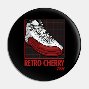 AJ 12 Retro Cherry Sneaker Pin