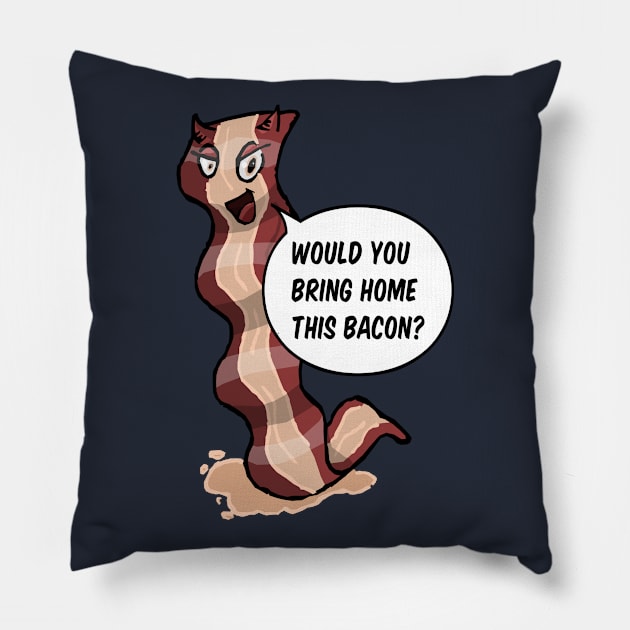 Demon Bacon Pillow by TGprophetdesigns