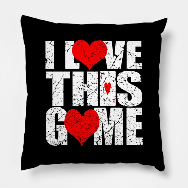 I Love Poker Pillow by Mila46