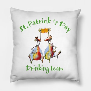 St. Patrick's Day Drinking Team Pillow