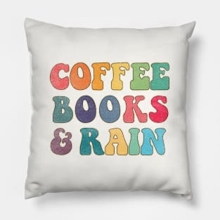 Coffee Books and Rain Pillow