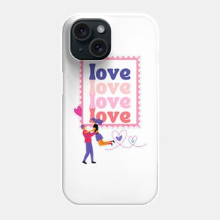 Valentines Day T-Shirt Phone Case