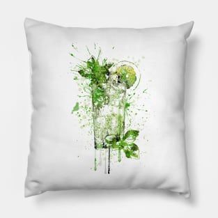 Glass of Mojito Pillow