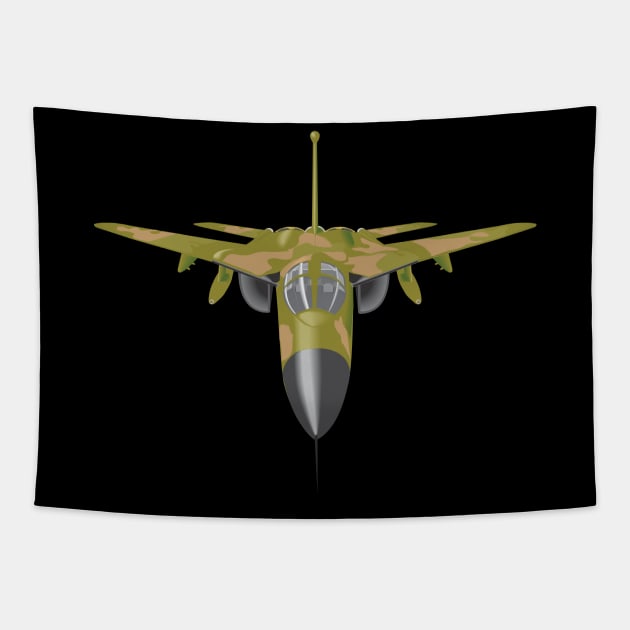 Military Stealth Jet Fighter Plane Tapestry by Bam Store