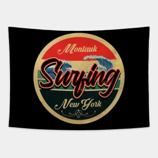 Montauk, New York Surfing Tapestry