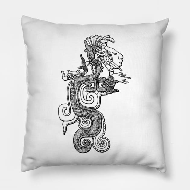 Kukulkan Pillow by los-ancients