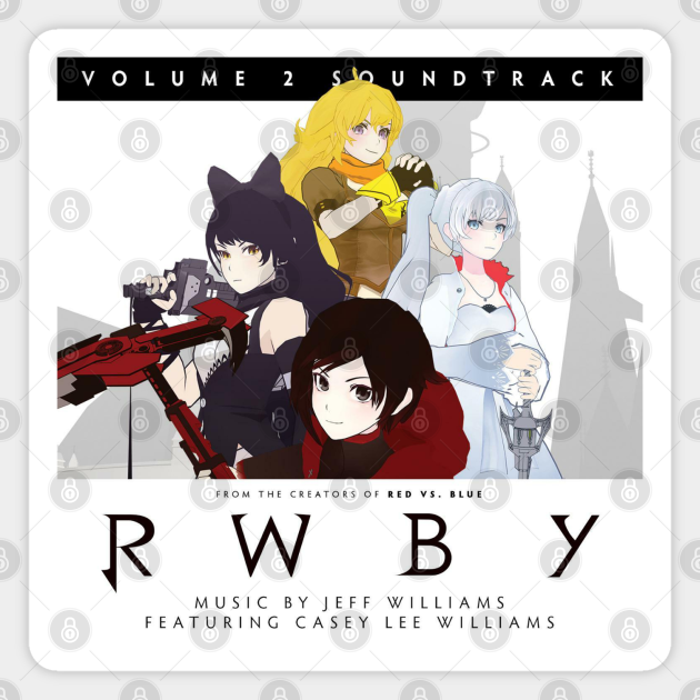 Rwby Volume 2 Ost Album Cover Rwby Magnet Teepublic