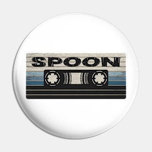 Spoon Mix Tape Pin