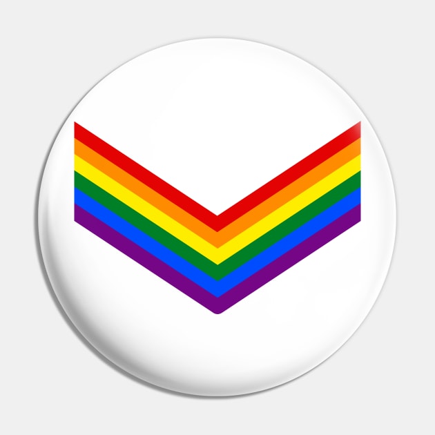 chevron - gay Pin by Tallulah-Malibu