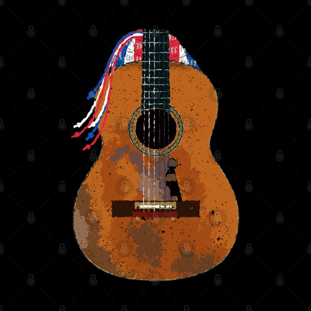 Trigger Iconic Country Music Guitar by Daniel Cash Guitar