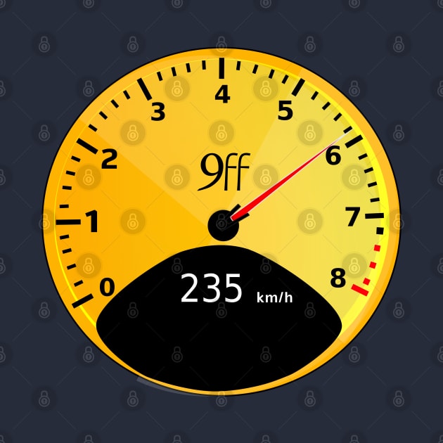 Speedometer Porsche 911 - 9ff by Aurealis