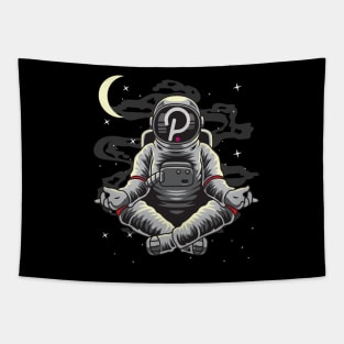 Astronaut Yoga Polkadot DOT To The Moon Crypto Token Cryptocurrency Wallet Birthday Gift For Men Women Kids Tapestry