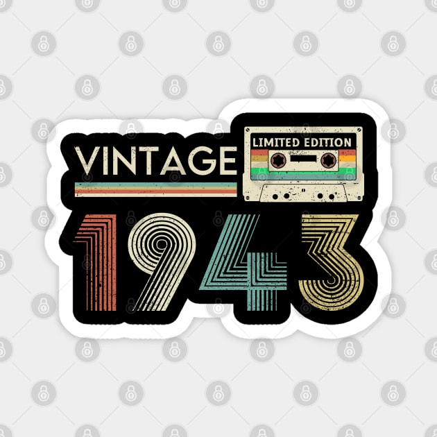 Vintage 1943 Limited Cassette Magnet by xylalevans