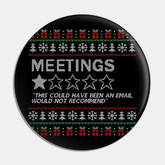 Christmas Meetings Pin by inkonfiremx