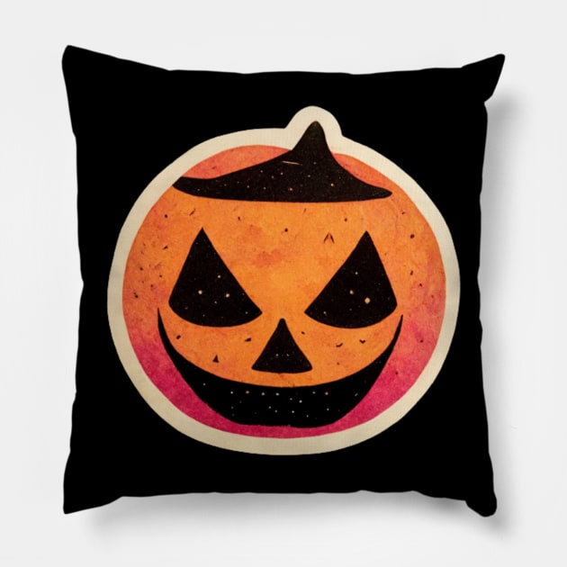 Halloween Pumpkin Pillow by SpaceCats