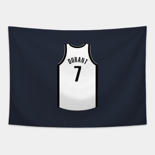 Kevin Durant Brooklyn Jersey Qiangy Tapestry