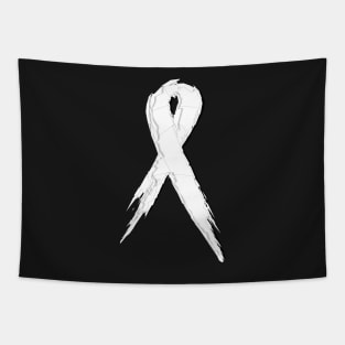 White Ribbon Tapestry