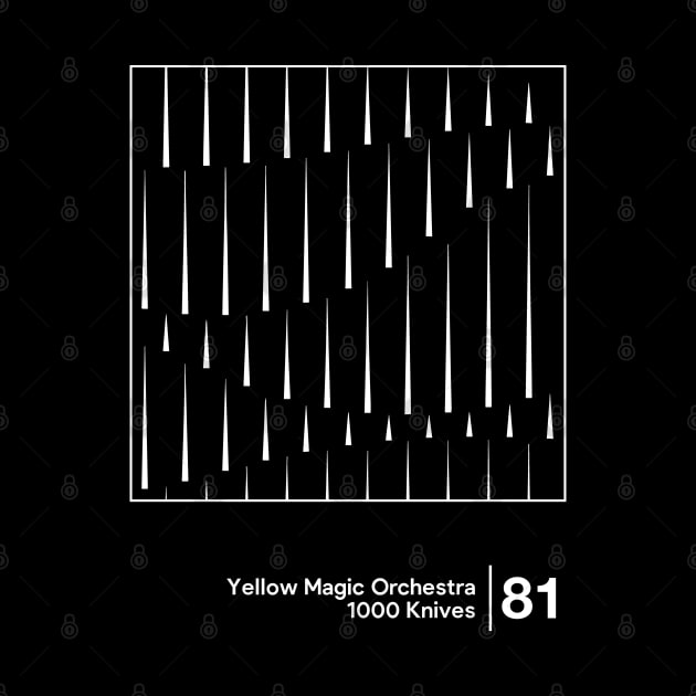 1000 Knives / Minimalist Graphic Artwork Design by saudade