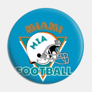 Miami Football Vintage Style Pin