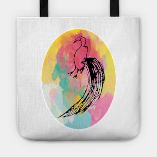 Peacock Abstract Tote